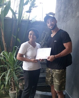 Reeva Bali Spa School Student